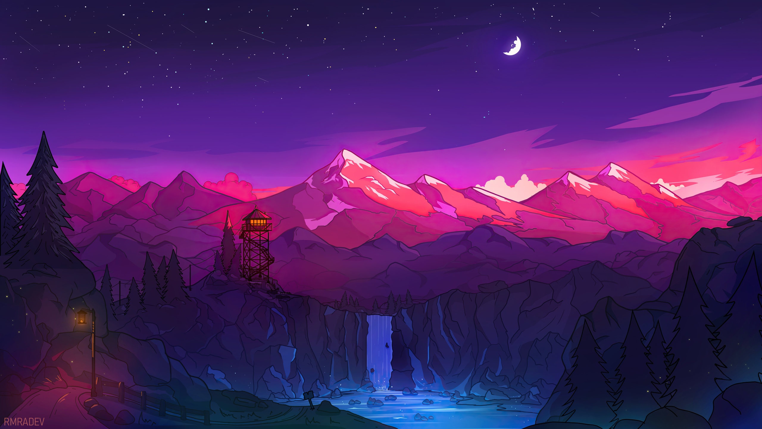 colorful mountain